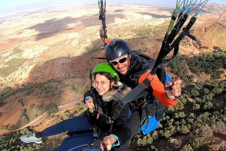 Paragliding in the Atlas Mountains from Marrakech